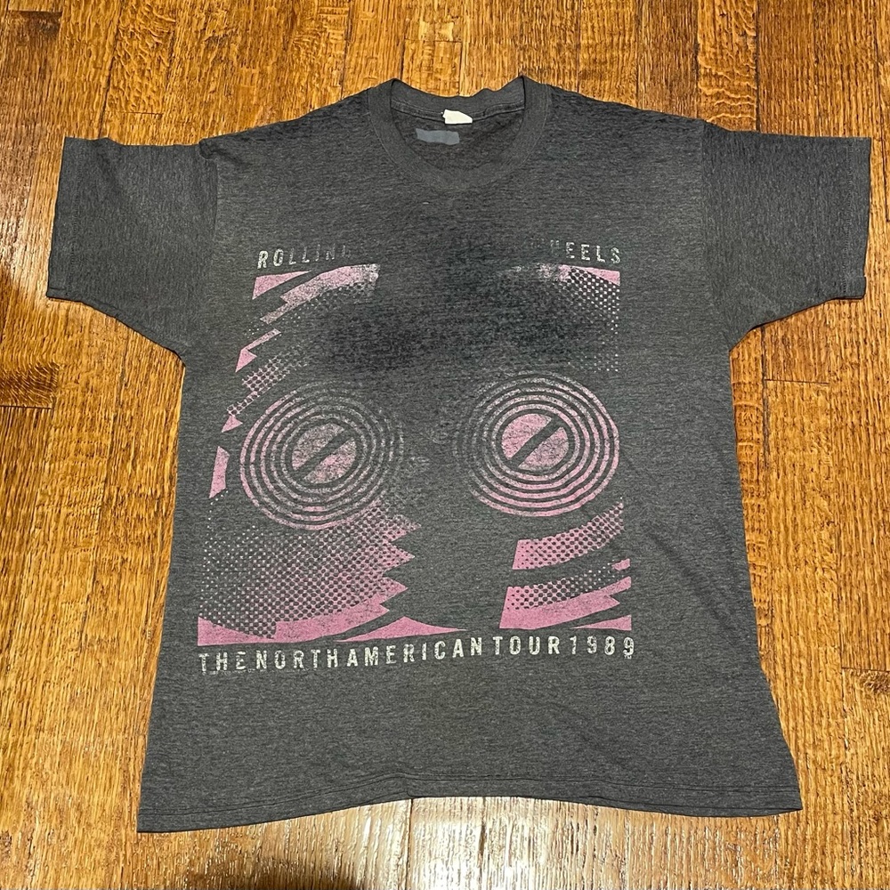 Rolling Stones Vintage 1989 Steel Wheels Tour